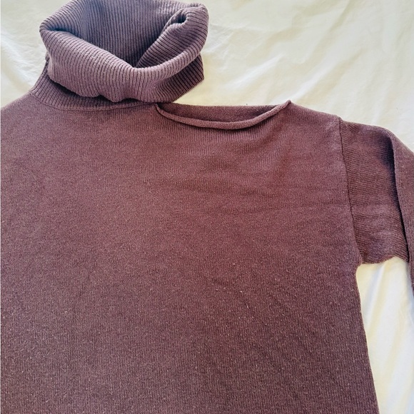 Paige Open Shoulder Turtleneck Sweater - Picture 5 of 8